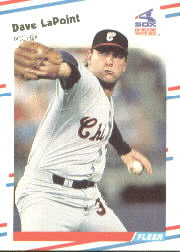 1988 Fleer Baseball Cards      402     Dave LaPoint